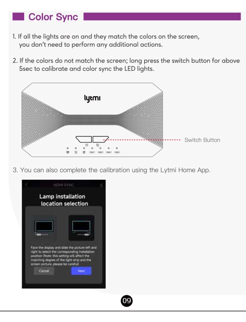 Montageanleitung für Lytmi Fantasy 3 TV Backlight Kit