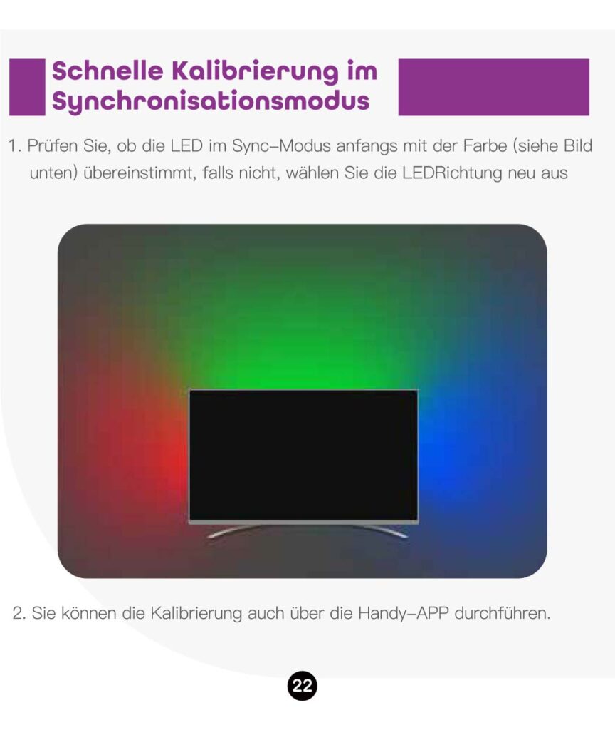 Montageanleitung für Lytmi Fantasy TV Backlight Kit Neo 2 HDMI Sync Box