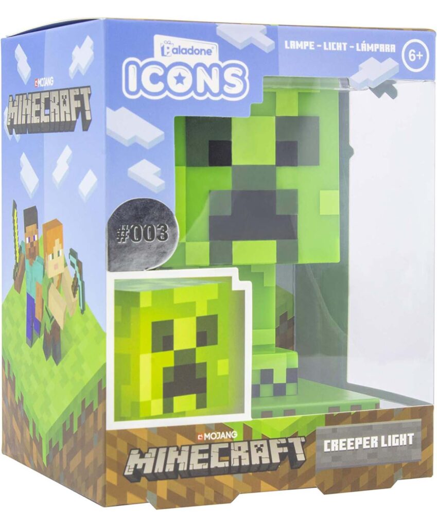 Paladone Minecraft Creeper Icon Light 3D