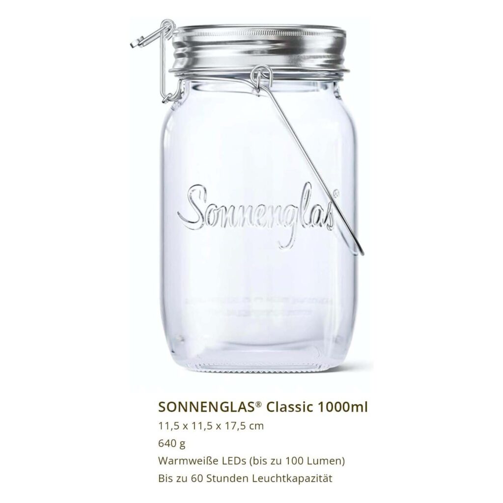 SONNENGLAS Classic 1000ml