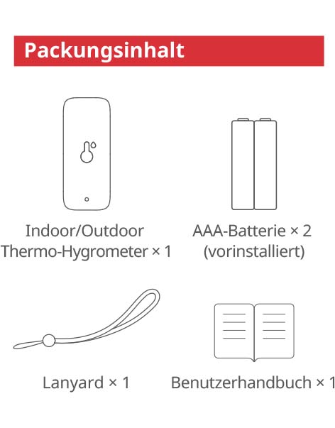 Benutzerhandbuch für SwitchBot IP65 Hygrometer Thermometer