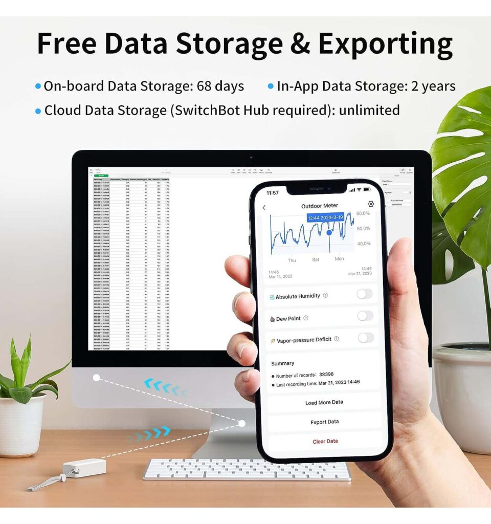 SwitchBot IP65 Hygrometer Thermometer