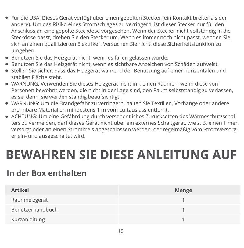 Benutzerhandbuch für GoveeLife Smarte Heizung H713C