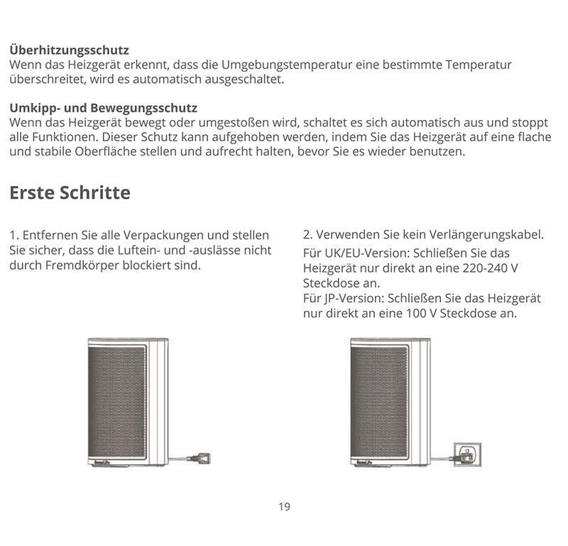 Benutzerhandbuch für GoveeLife Smarte Heizung H713C