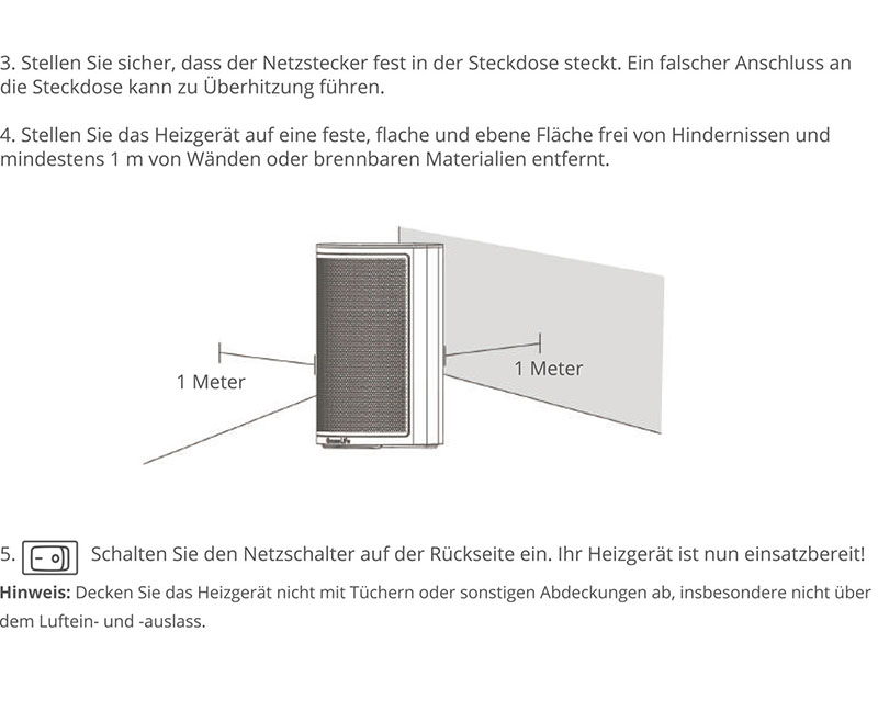 Benutzerhandbuch für GoveeLife Smarte Heizung H713C