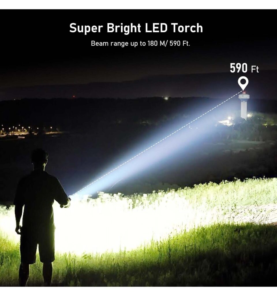 Blukar LED Wiederaufladbare Taschenlampe
