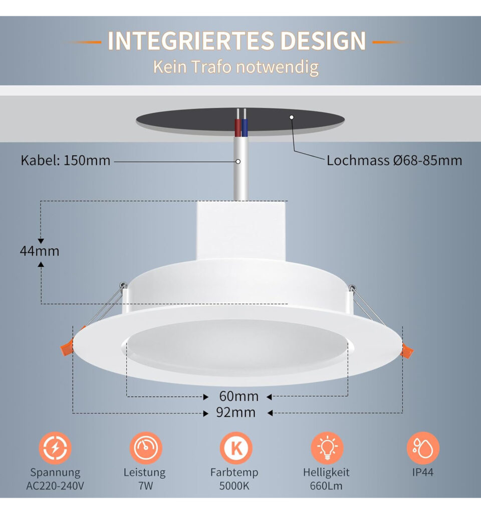 LED Einbauleuchten Alexa