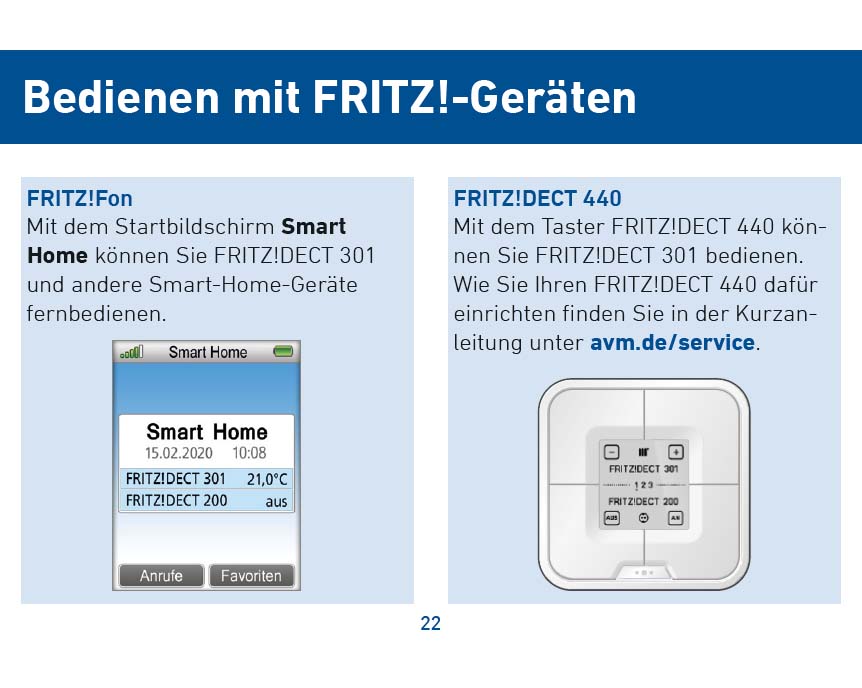 Montageanleitung für AVM FRITZ!DECT 301 Heizkörperregler