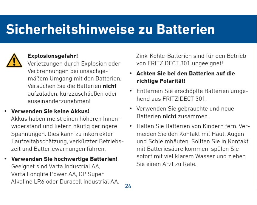 Montageanleitung für AVM FRITZ!DECT 301 Heizkörperregler