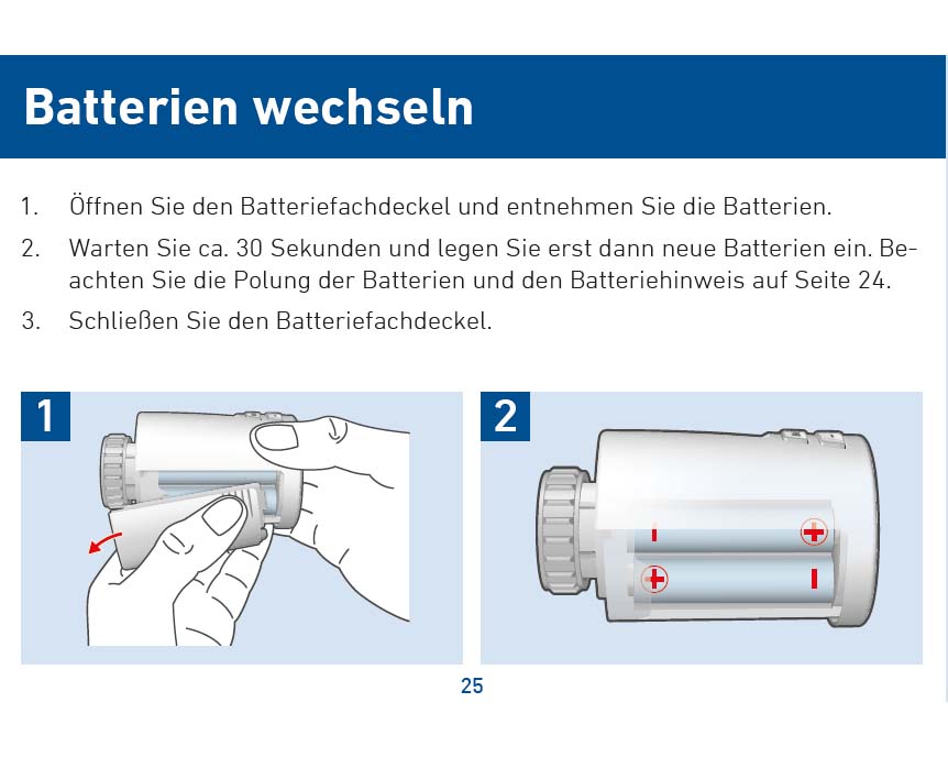 Montageanleitung für AVM FRITZ!DECT 301 Heizkörperregler