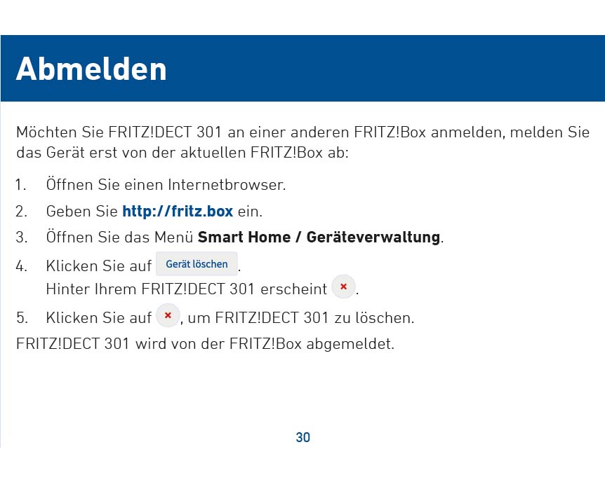 Anleitung zur Installation der Heizkörpersteuerung FRITZ!DECT 301
