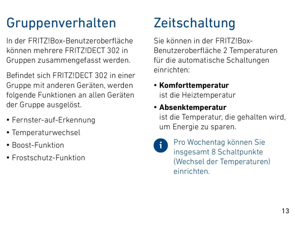 Montageanleitung für AVM FRITZ!DECT 302 Heizkörperregler