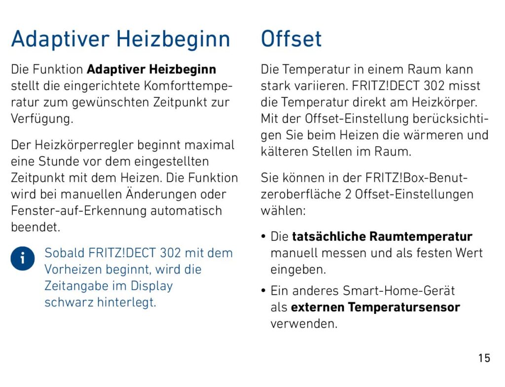 Montageanleitung für AVM FRITZ!DECT 302 Heizkörperregler