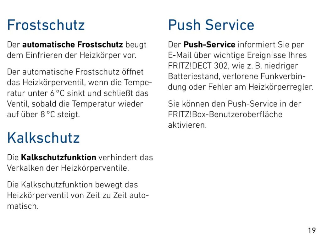 Montageanleitung für AVM FRITZ!DECT 302 Heizkörperregler