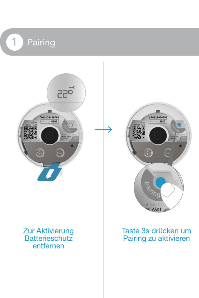 Montageanleitung für tado° smartes Heizkörperthermostat