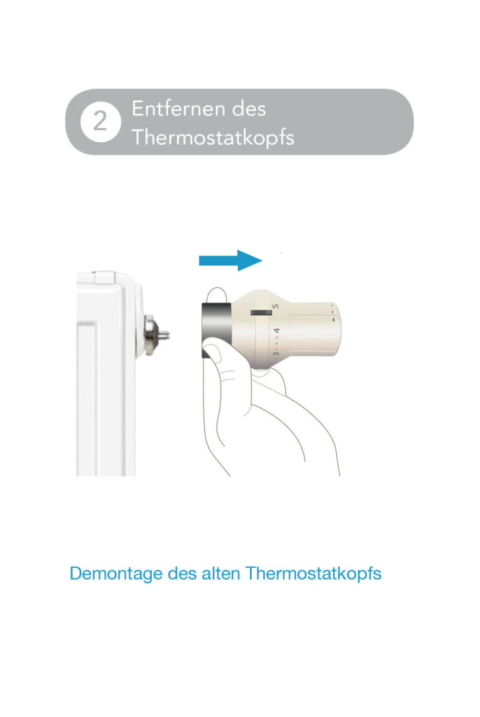 Montageanleitung für tado° smartes Heizkörperthermostat