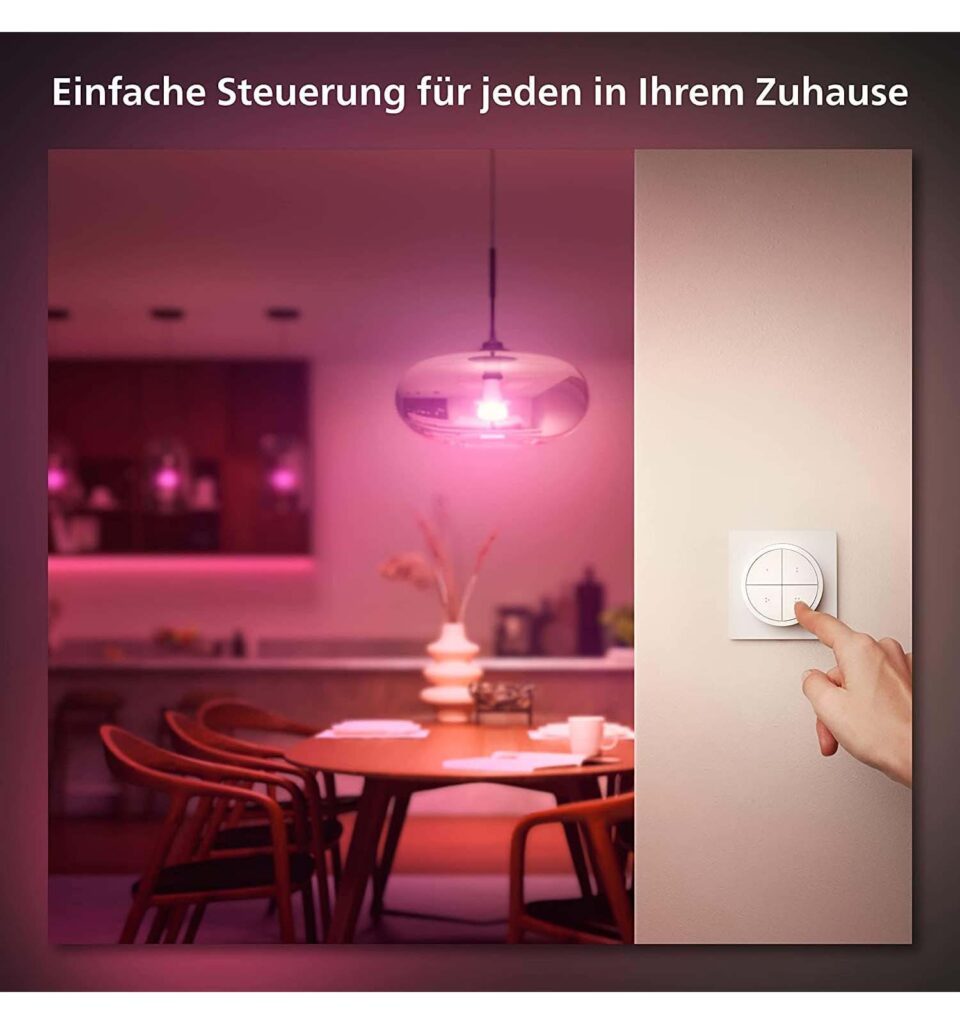 Philips Hue Tap Dial Switch Drehschalter weiß