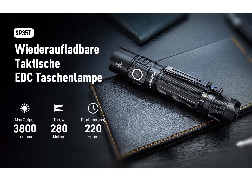 Wiederaufladbare Led-Taschenlampe