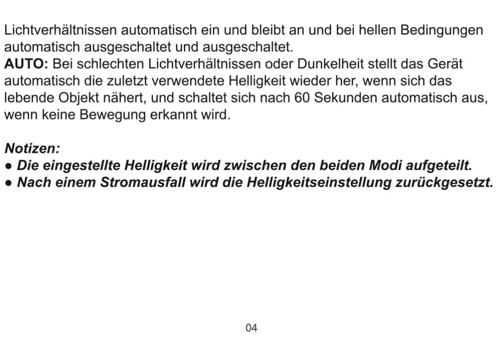 Benutzerhandbuch für Auvon Nachtlicht Steckdose