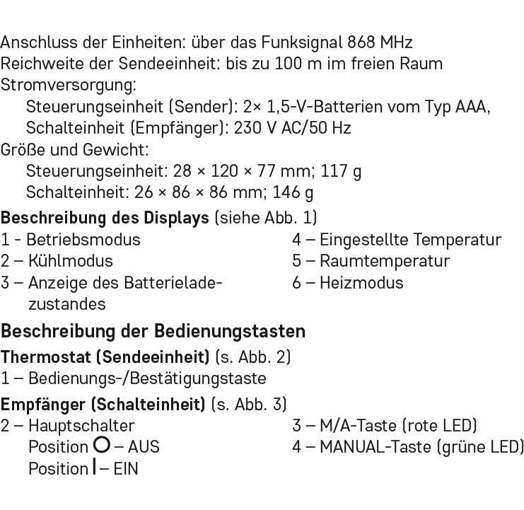 Benutzerhandbuch für EMOS Raumthermostat P5614