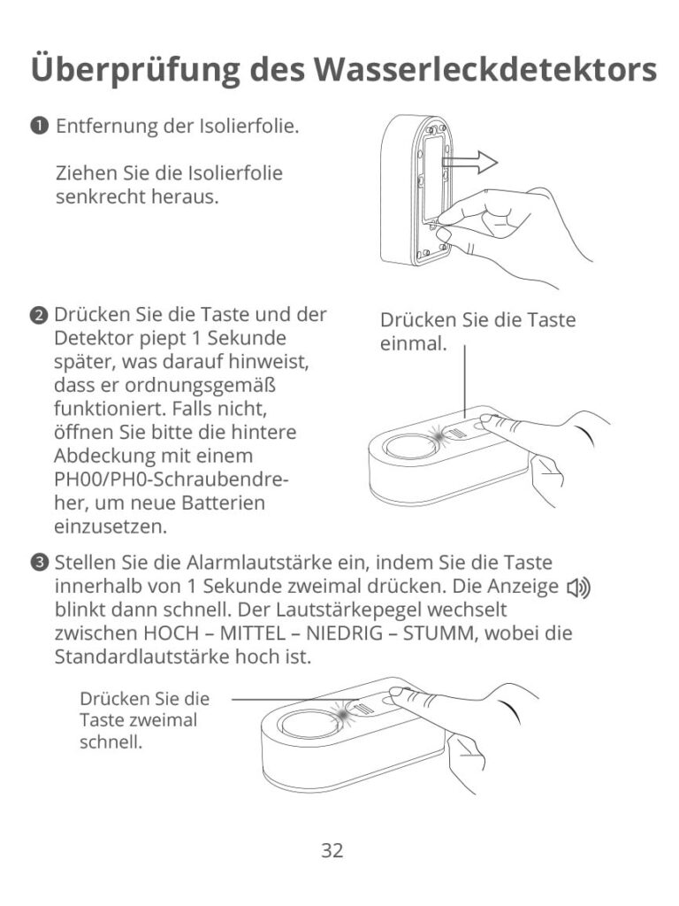 Beschreibung der GoveeLife Smart Wassermelder WLAN mit Gateway H5040