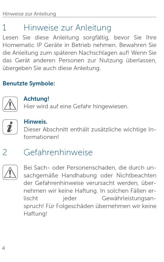 Benutzerhandbuch für Homematic IP Access Point