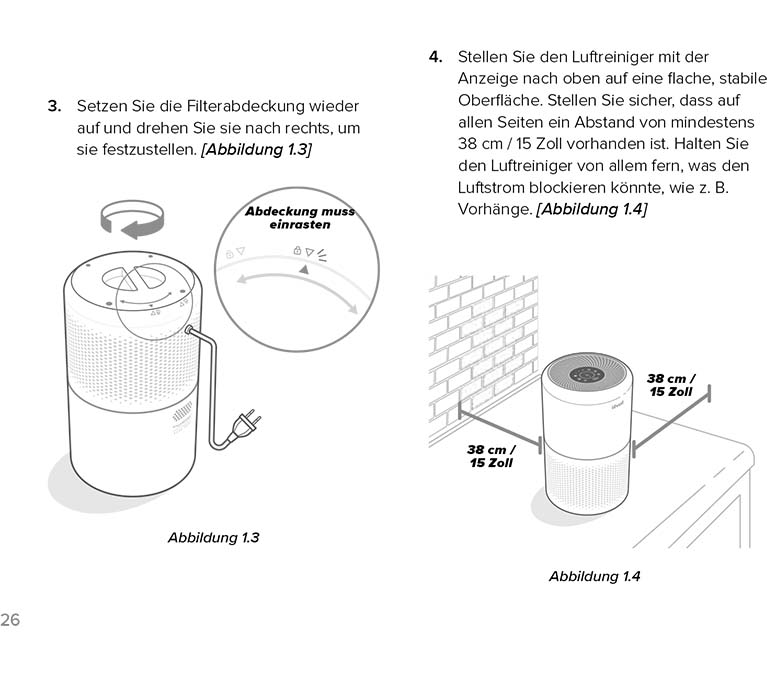 Benutzerhandbuch für LEVOIT Core 300S Luftreiniger