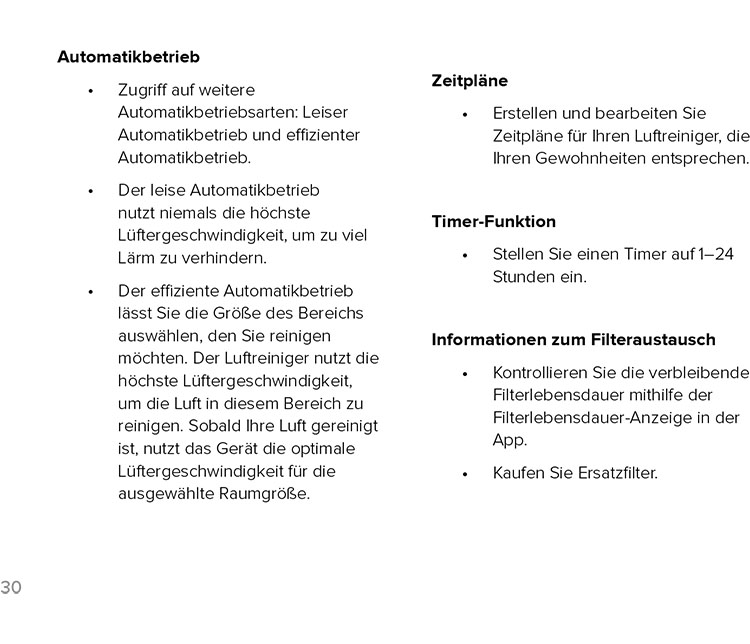 Benutzerhandbuch für LEVOIT Core 300S Luftreiniger