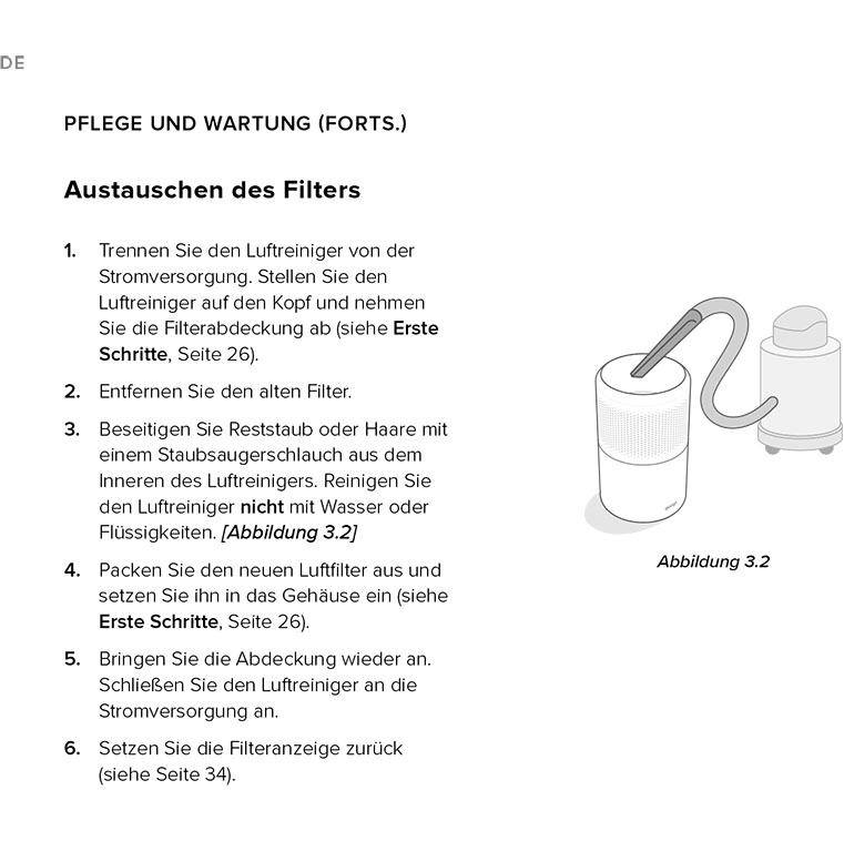 Benutzerhandbuch für LEVOIT Core 300S Luftreiniger