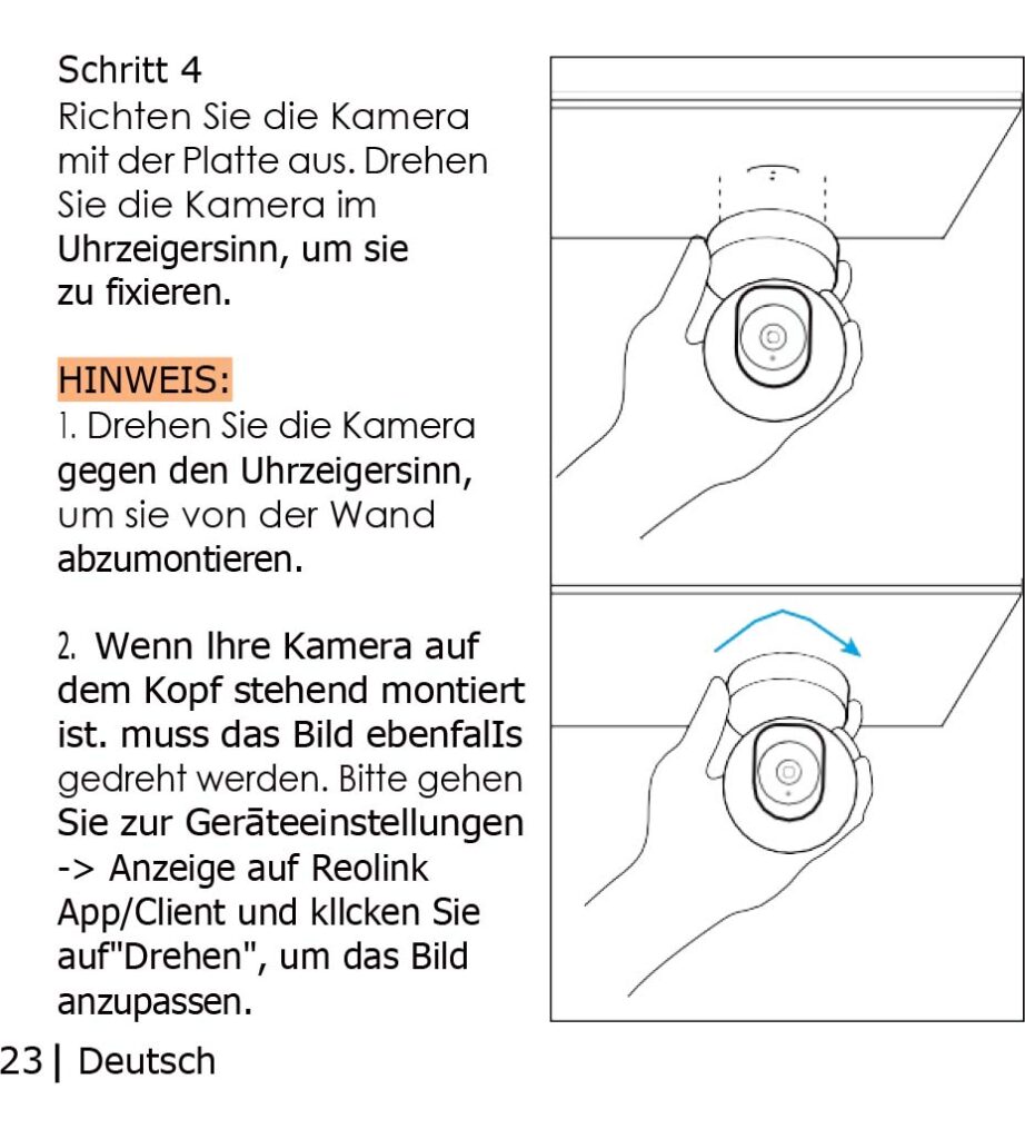 Benutzerhandbuch für Reolink E1 Zoom Überwachungskamera