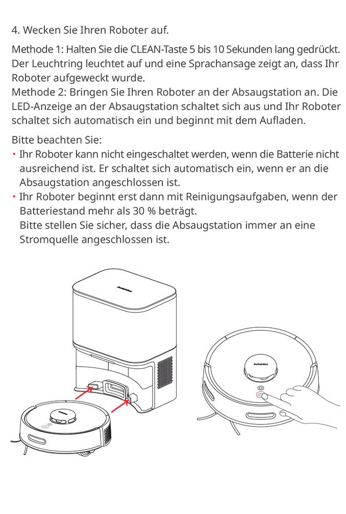 Benutzerhandbuch für SwitchBot Minisaugroboter K10+