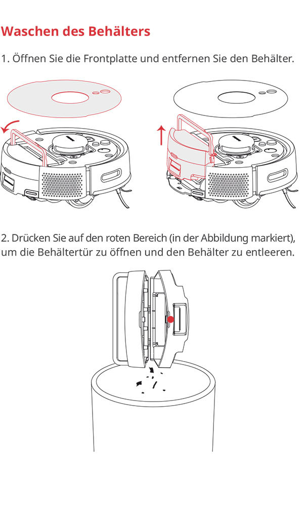 Benutzerhandbuch für SwitchBot Minisaugroboter K10+