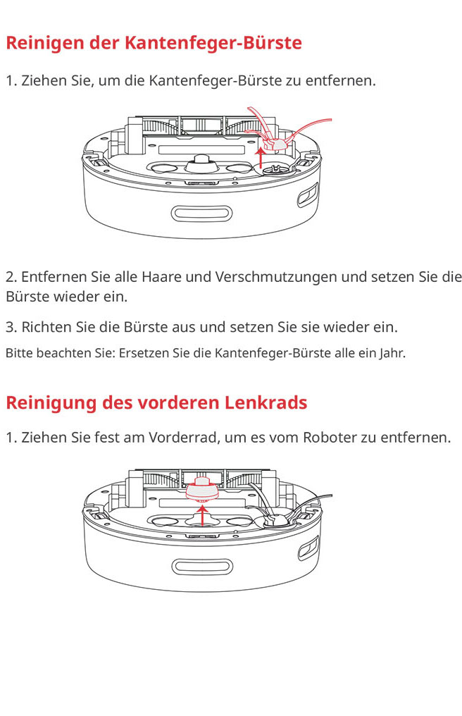 Anleitung Minisaugroboter