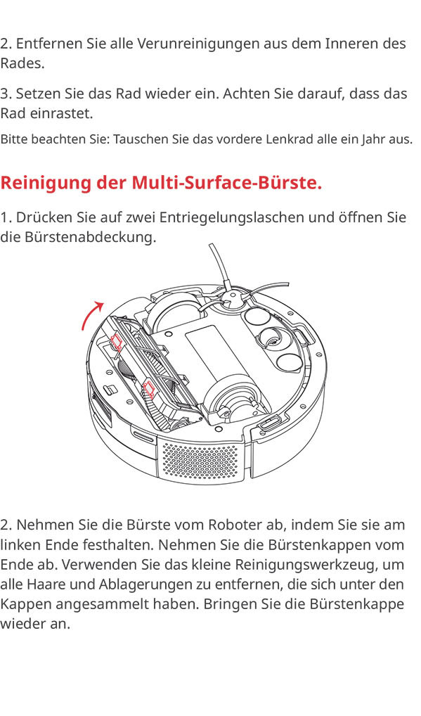 Anleitung Minisaugroboter