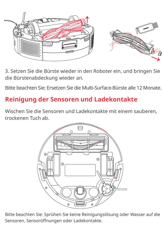 Anleitung Minisaugroboter