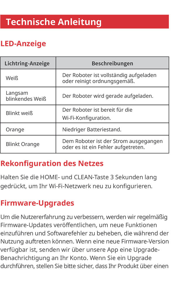 Anleitung Minisaugroboter