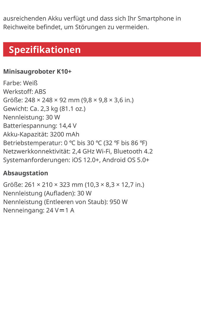 Anleitung Minisaugroboter