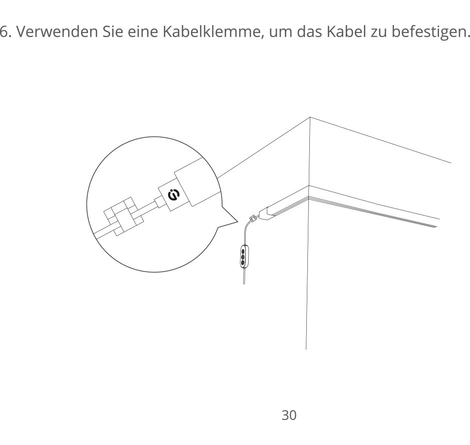 Anleitung für Govee Strip mit Abdeckung