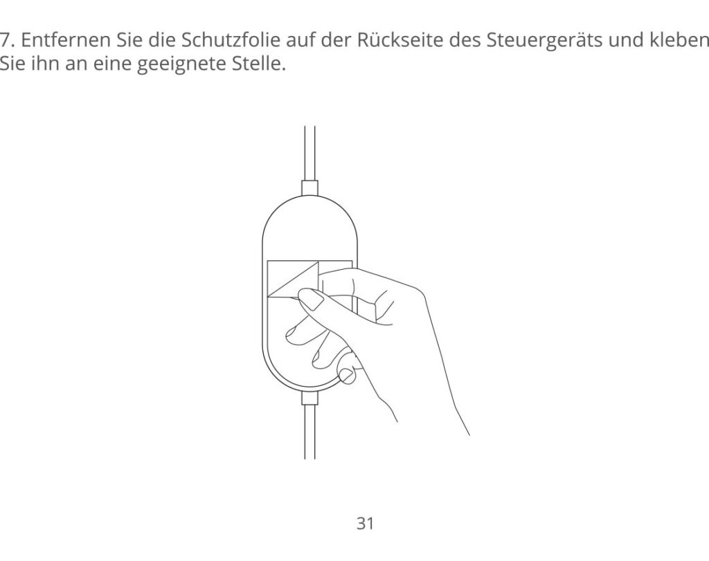 Anleitung für Govee Strip mit Abdeckung