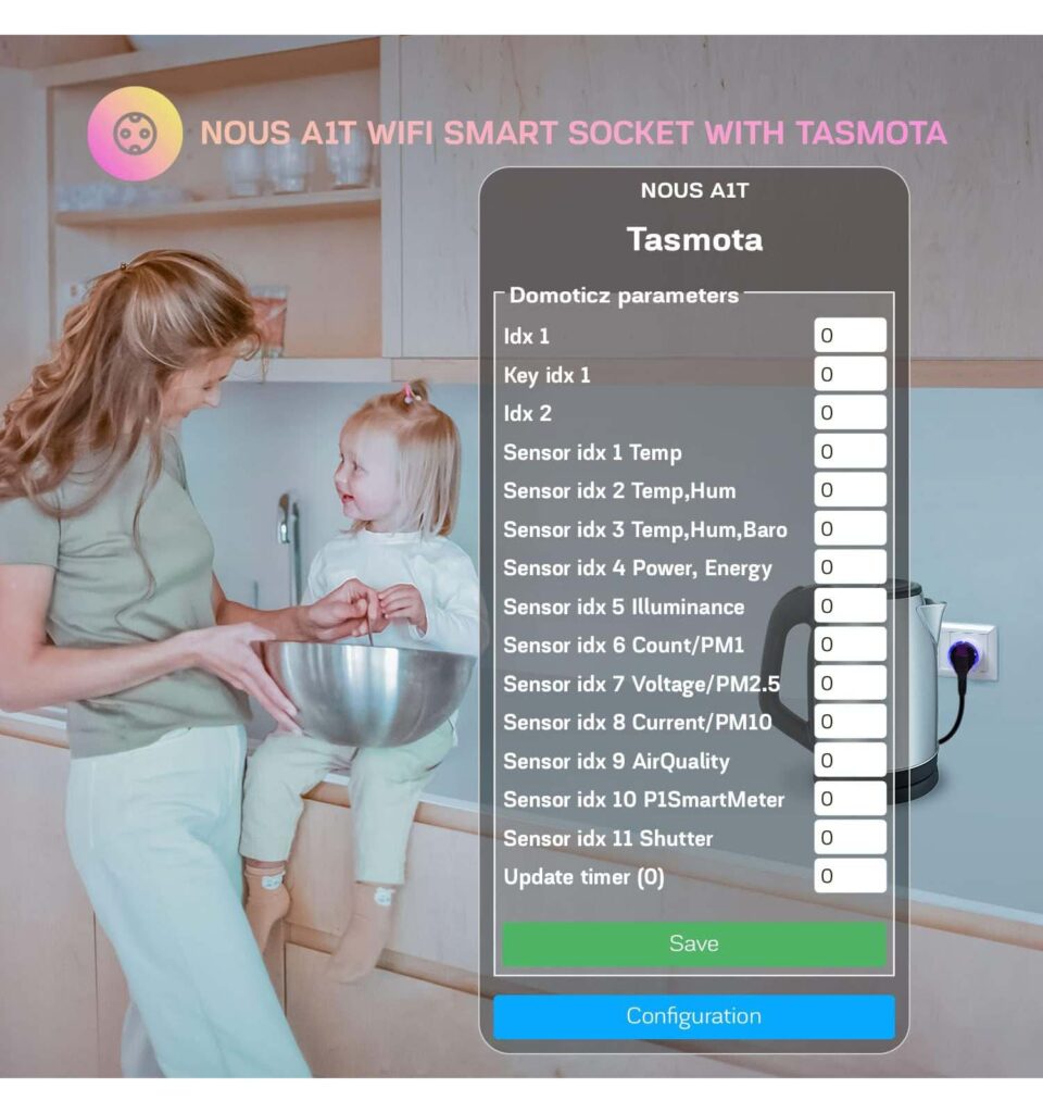 Nous Wlan ESP8266 smart plug