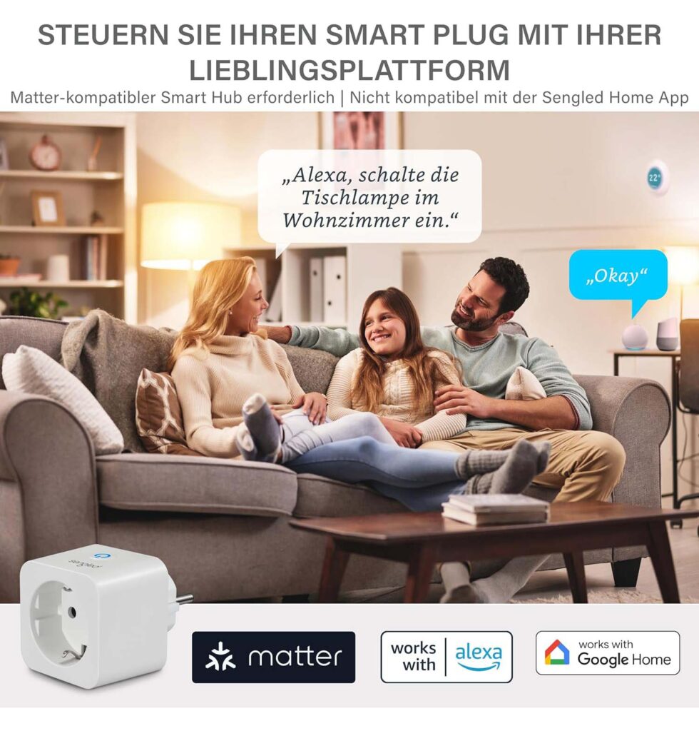 Sengled Smart Plug Matter Steckdose