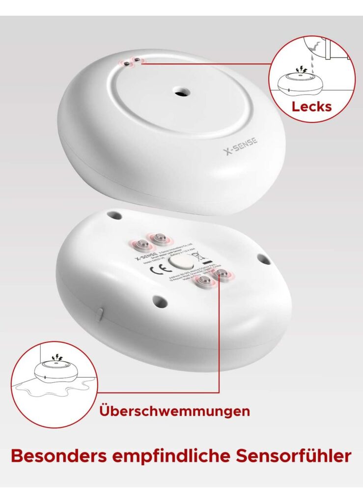 X-Sense Smart Wassermelder mit Basisstation SWS54