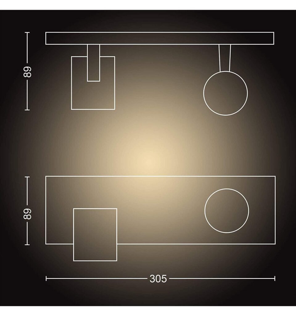 Philips Hue Runner 2 weiß inkl. Dimmschalter