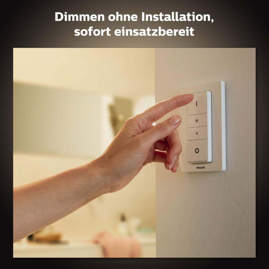 Philips Hue Buckram 2 weiß inkl. Dimmschalter