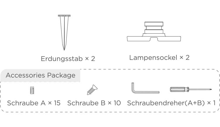 Benutzerhandbuch für Govee LED Gartenlampen H7086
