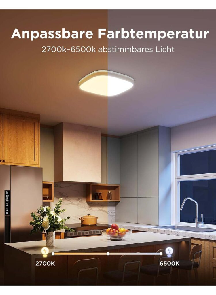 Govee Square Ceiling Light 2700 - 6500K Farbtemperatur