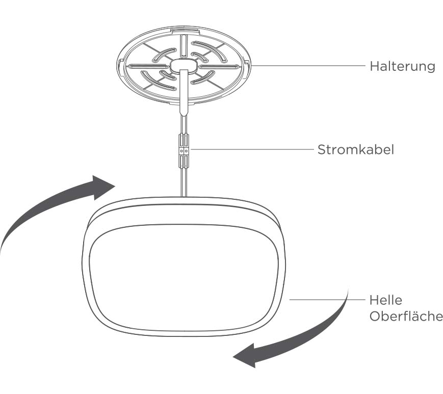 Montageanleitung für Govee Quadratische Deckenlampe H60A4