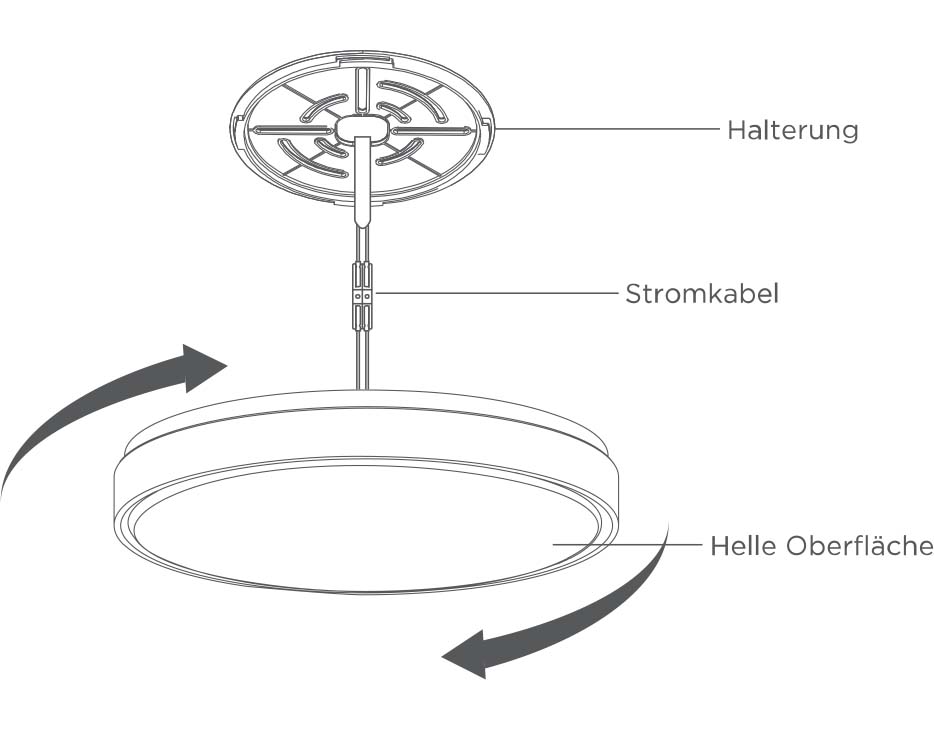 Montageanleitung für Govee Smart Deckenlampe Pro H60A6