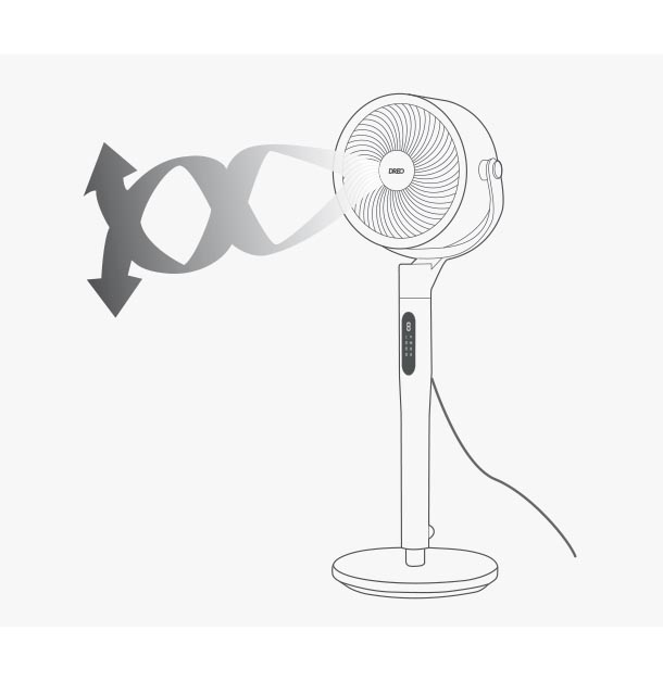 Benutzerhandbuch für Dreo Ventilator PolyFan 513S DR-HAF003S